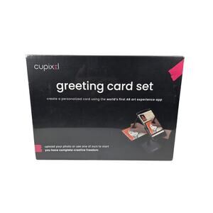 CUPIXEL GREETING CARD SET PERSONALIZED DIY KIT CREAT W/ APP – AR ART EXPERIENCE